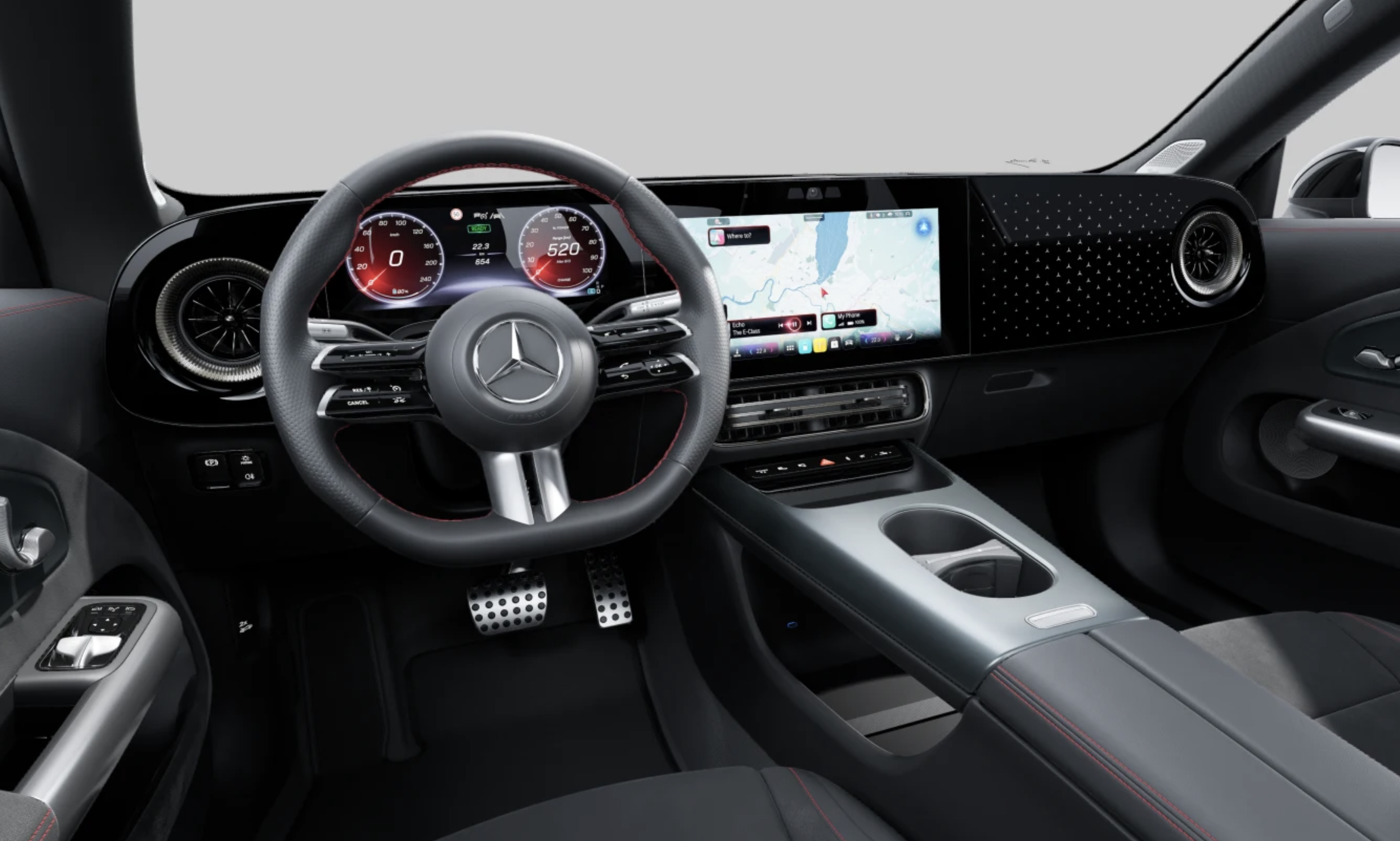 MERCEDES CLA EQ 350 4MATIC AMG | ELEKTRO NOVINKA | první auto ve výrobě | černá s černým interiérem | moderní městské nadčasové auto | elektromobil | nákup online | AUTOiBUY.com